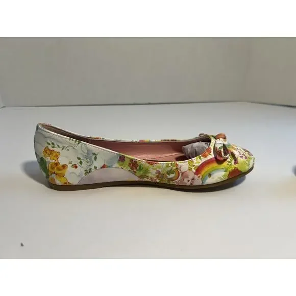 NIB Care Bear Iron Fist Rainbow Flats Size 7 - Picture 3 of 6